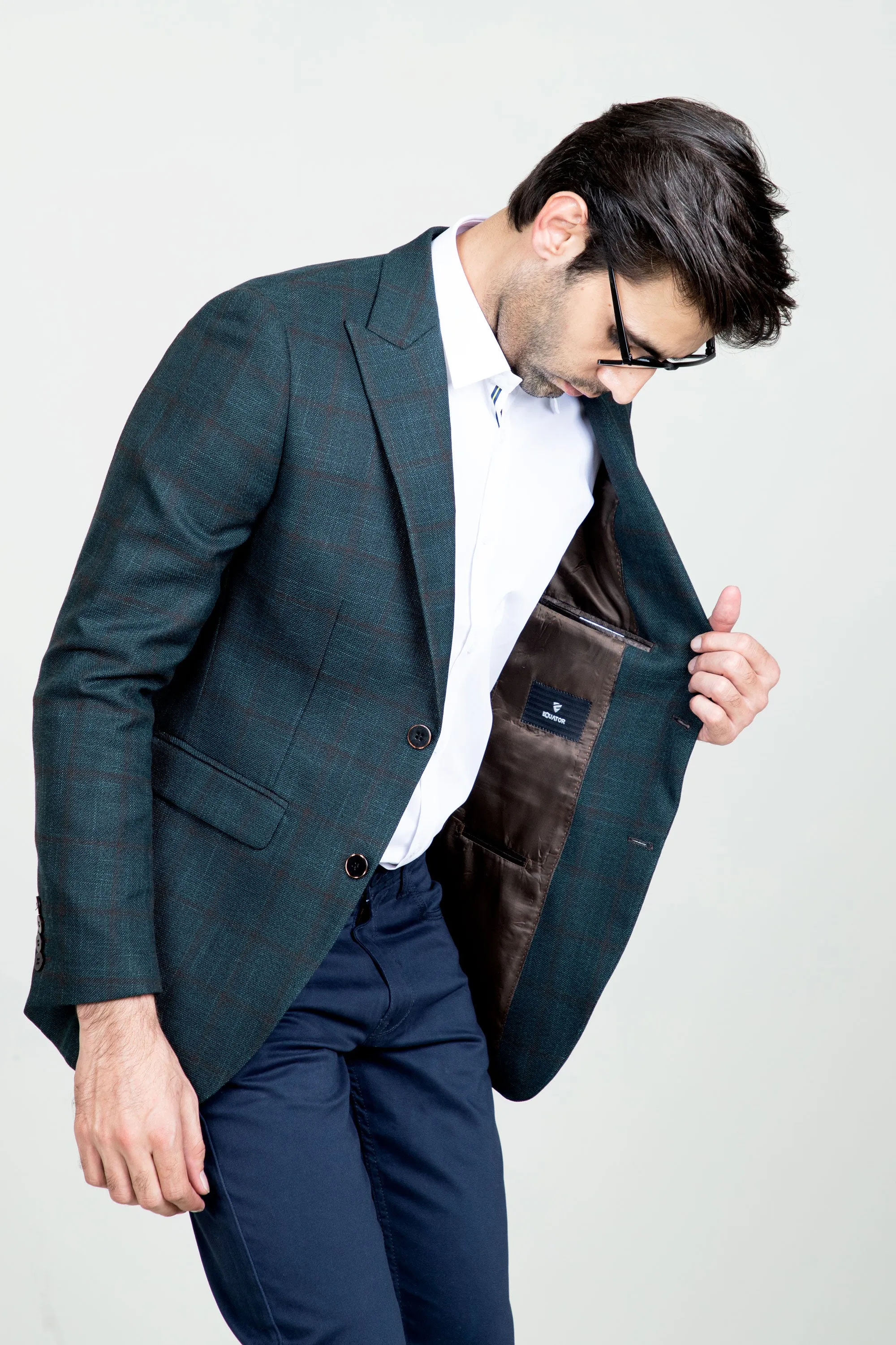 Pine Wales Check Blazer