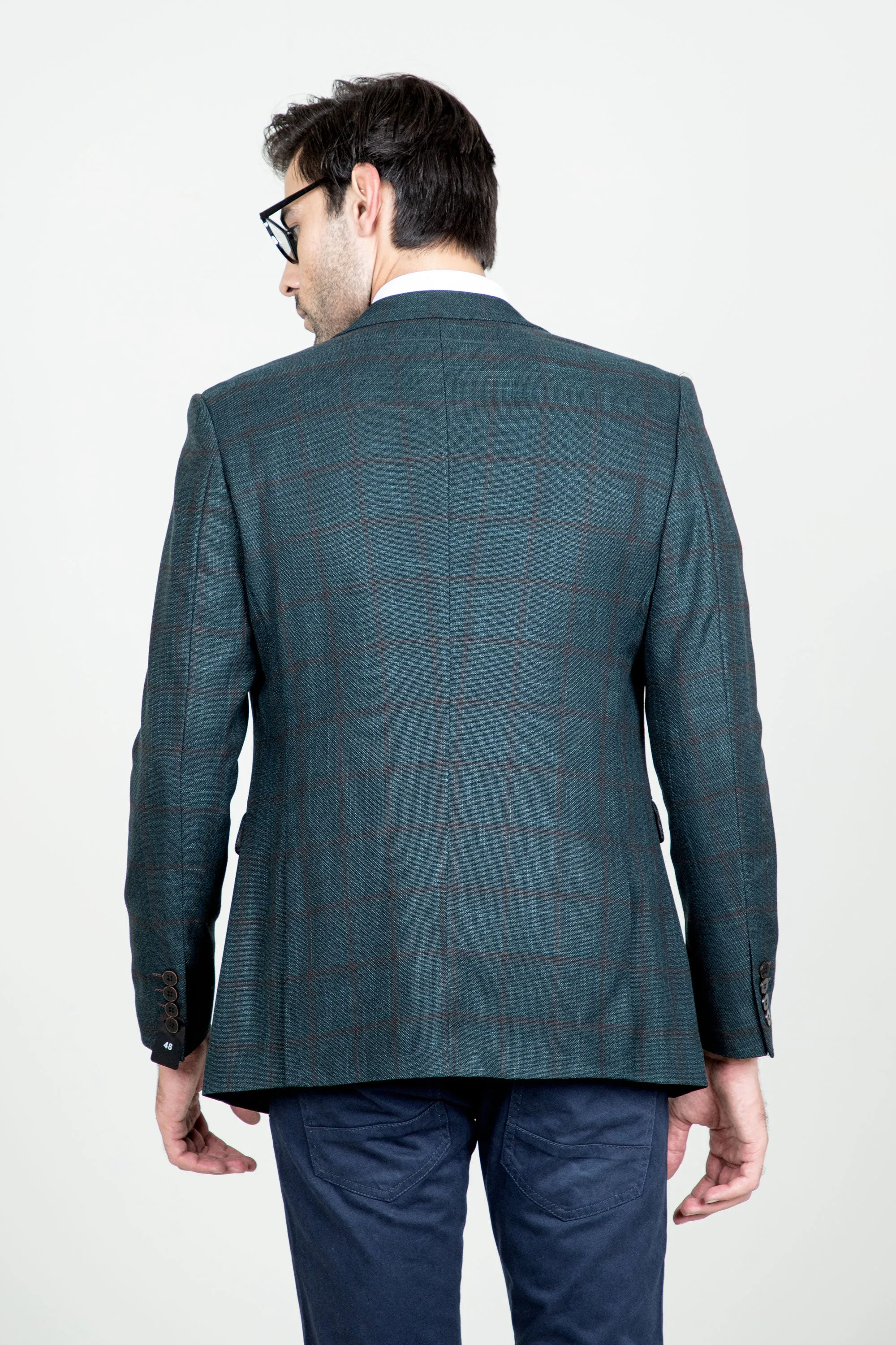 Pine Wales Check Blazer