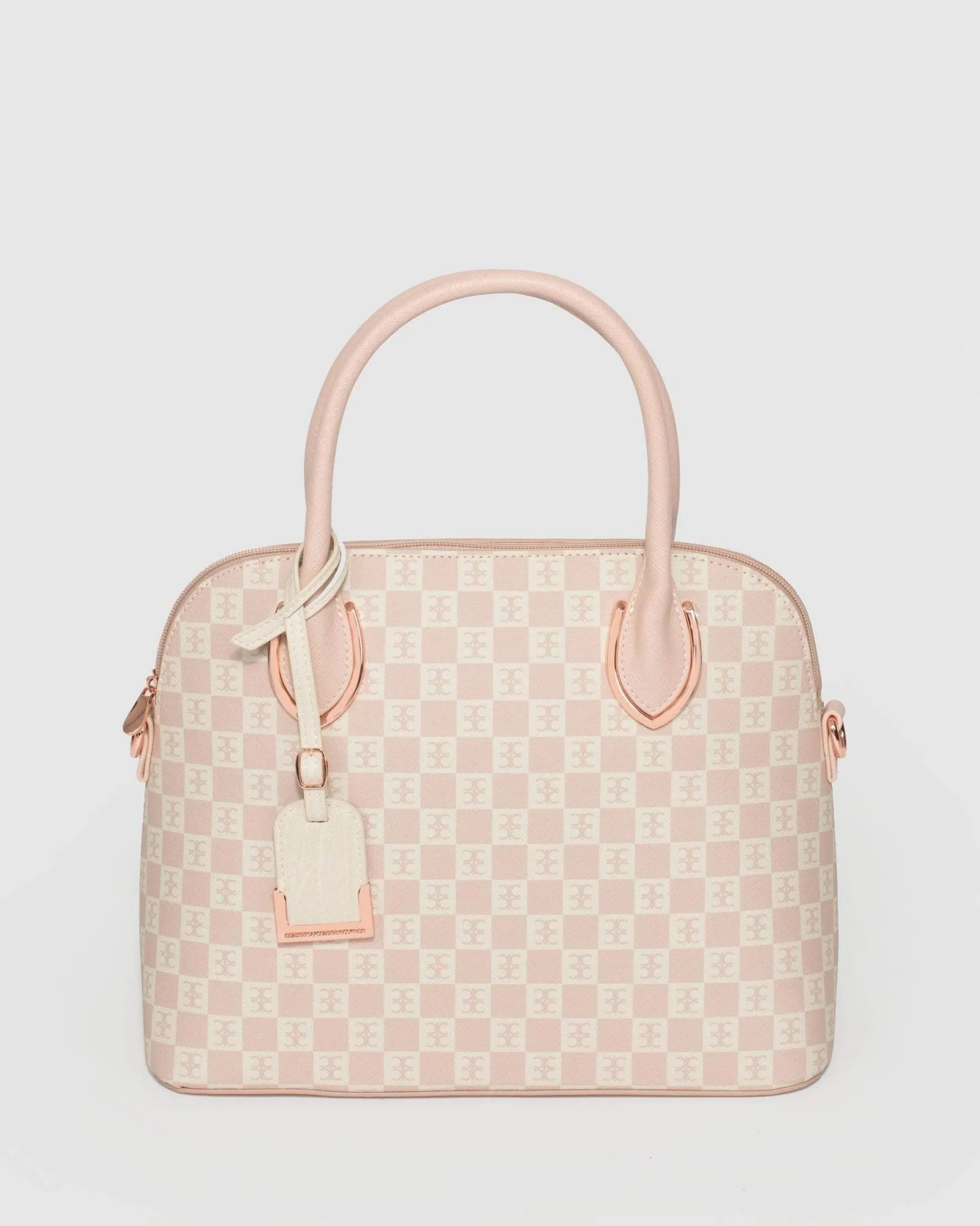 Pink Toya Tag Tote Bag