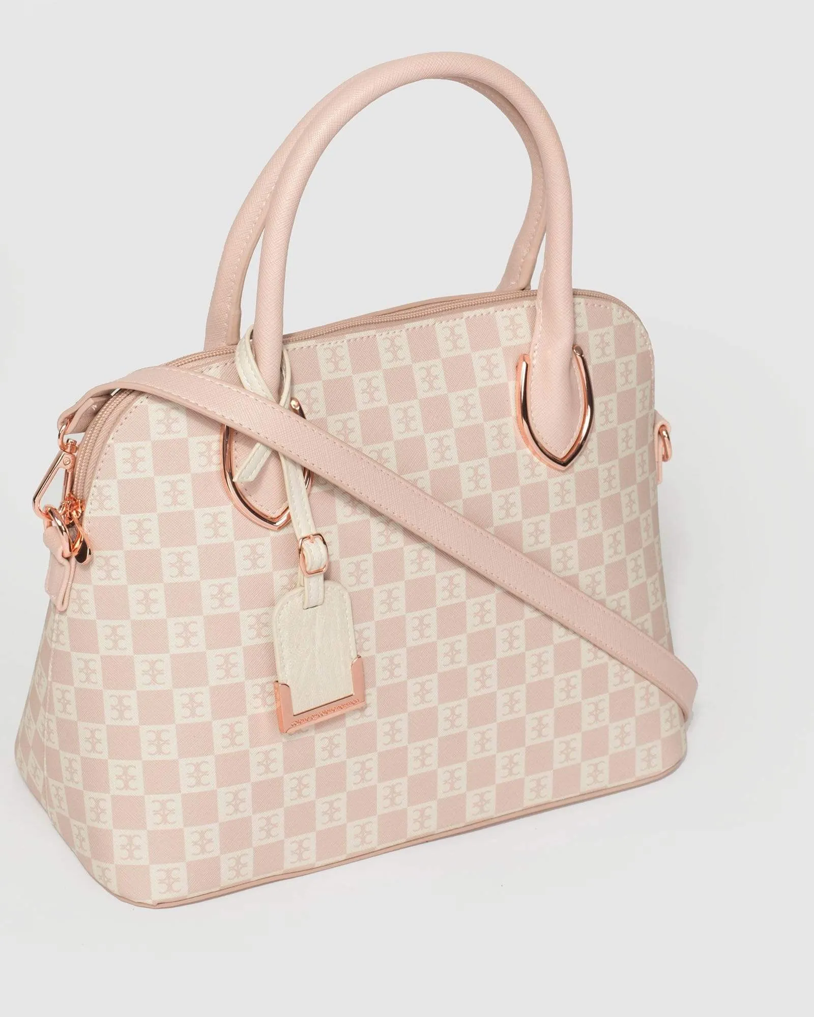 Pink Toya Tag Tote Bag