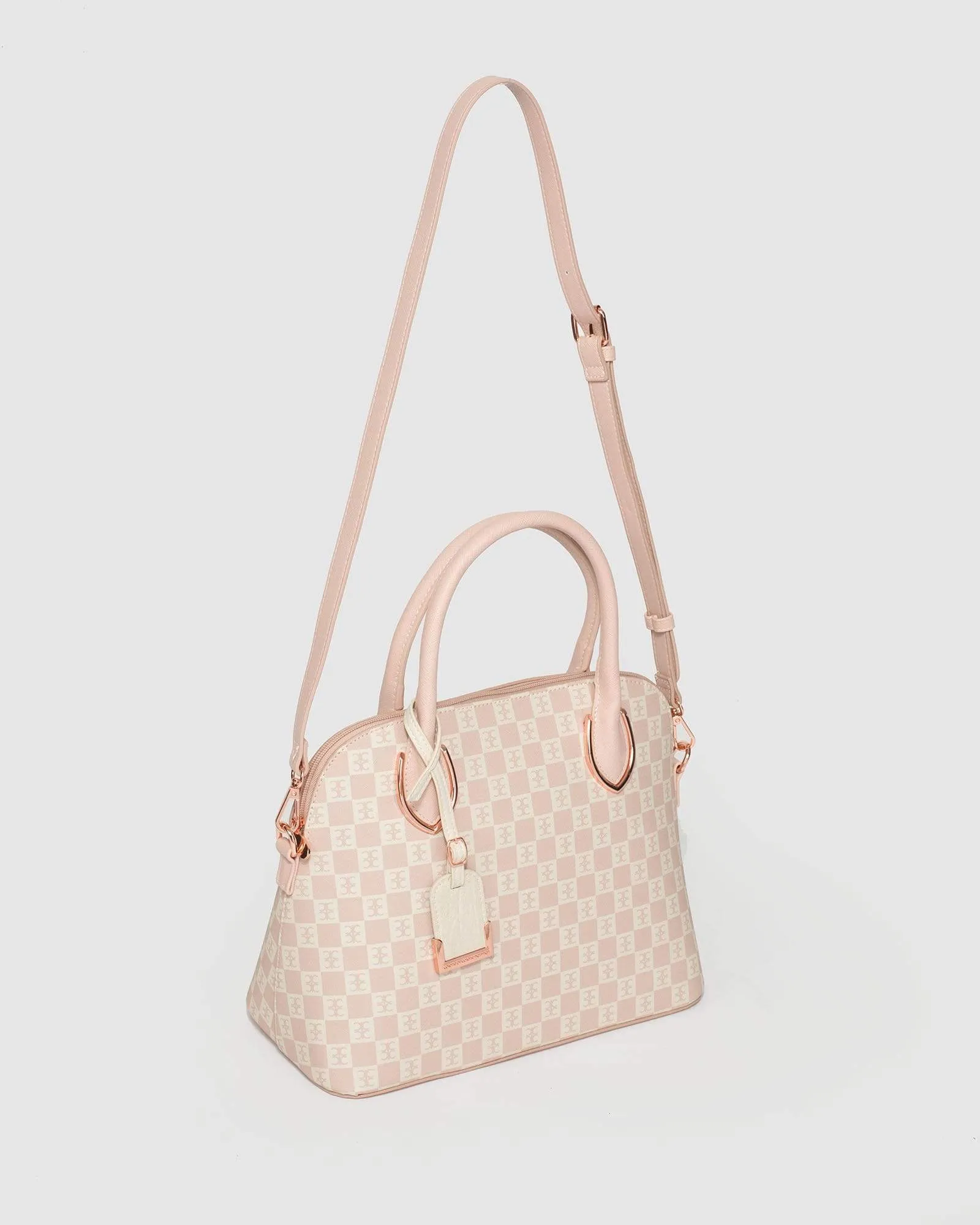 Pink Toya Tag Tote Bag