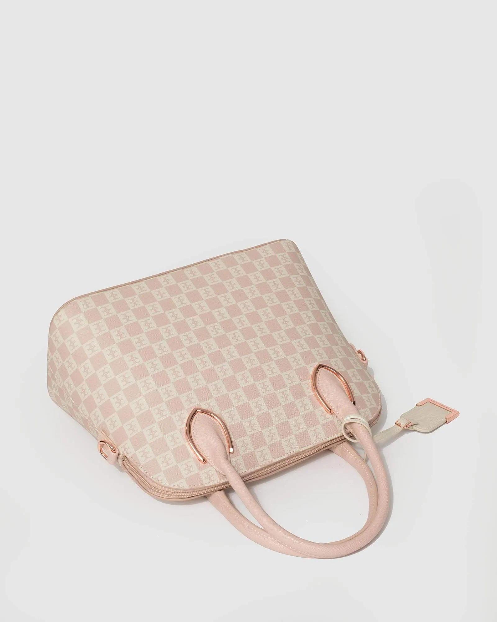 Pink Toya Tag Tote Bag