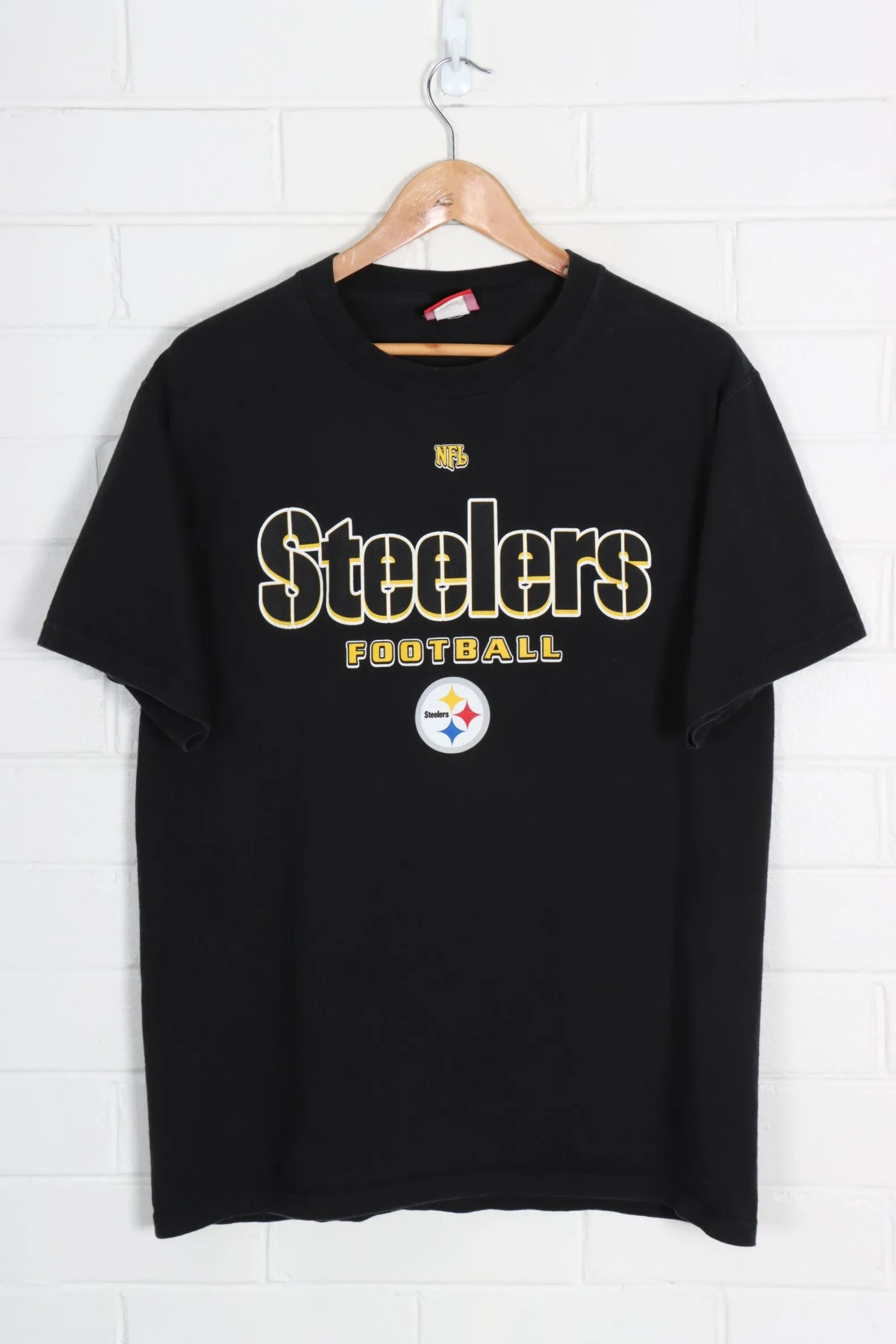 Pittsburgh Steelers NFL Football Big Logo Tee (M-L)