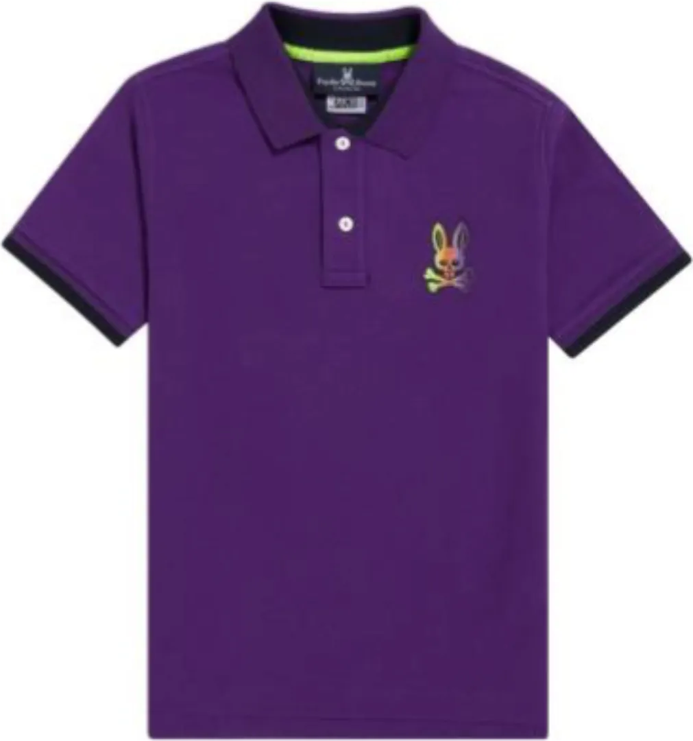 Psycho Bunny Men's Dylan Gradient Bunny Polo B6K201S1PC - 559