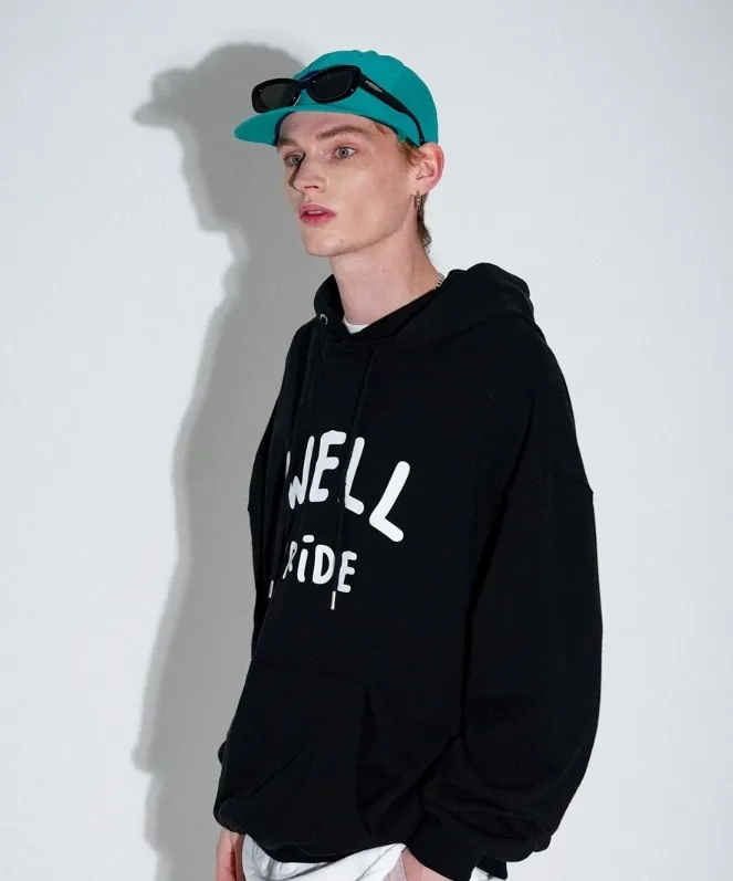 PUNCHLINE  |Street Style Oversized Logo Hoodies