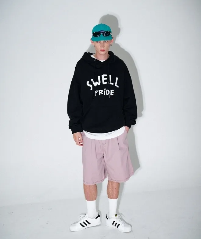 PUNCHLINE  |Street Style Oversized Logo Hoodies