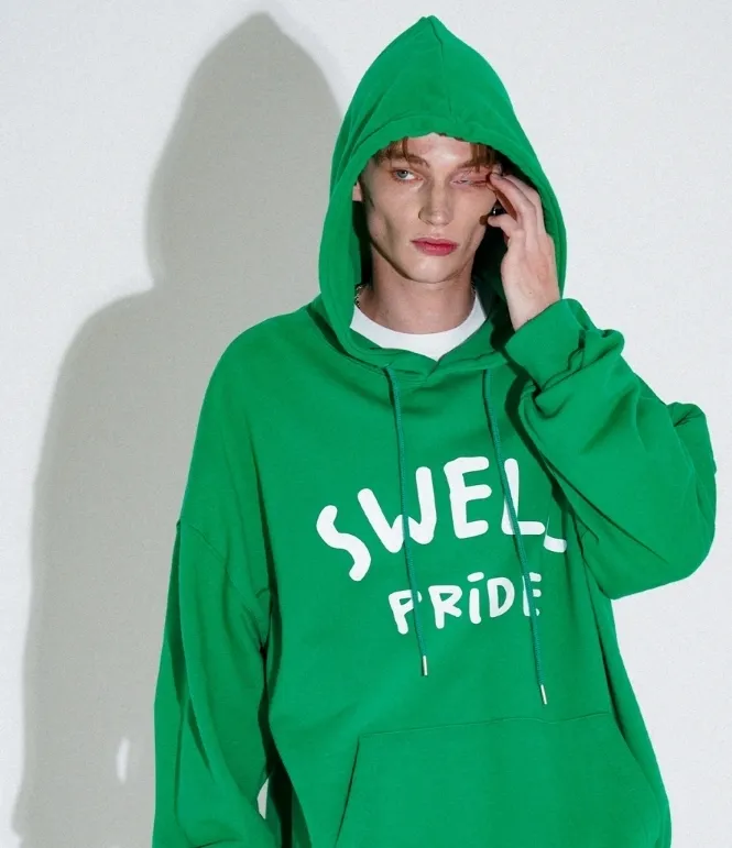 PUNCHLINE  |Street Style Oversized Logo Hoodies