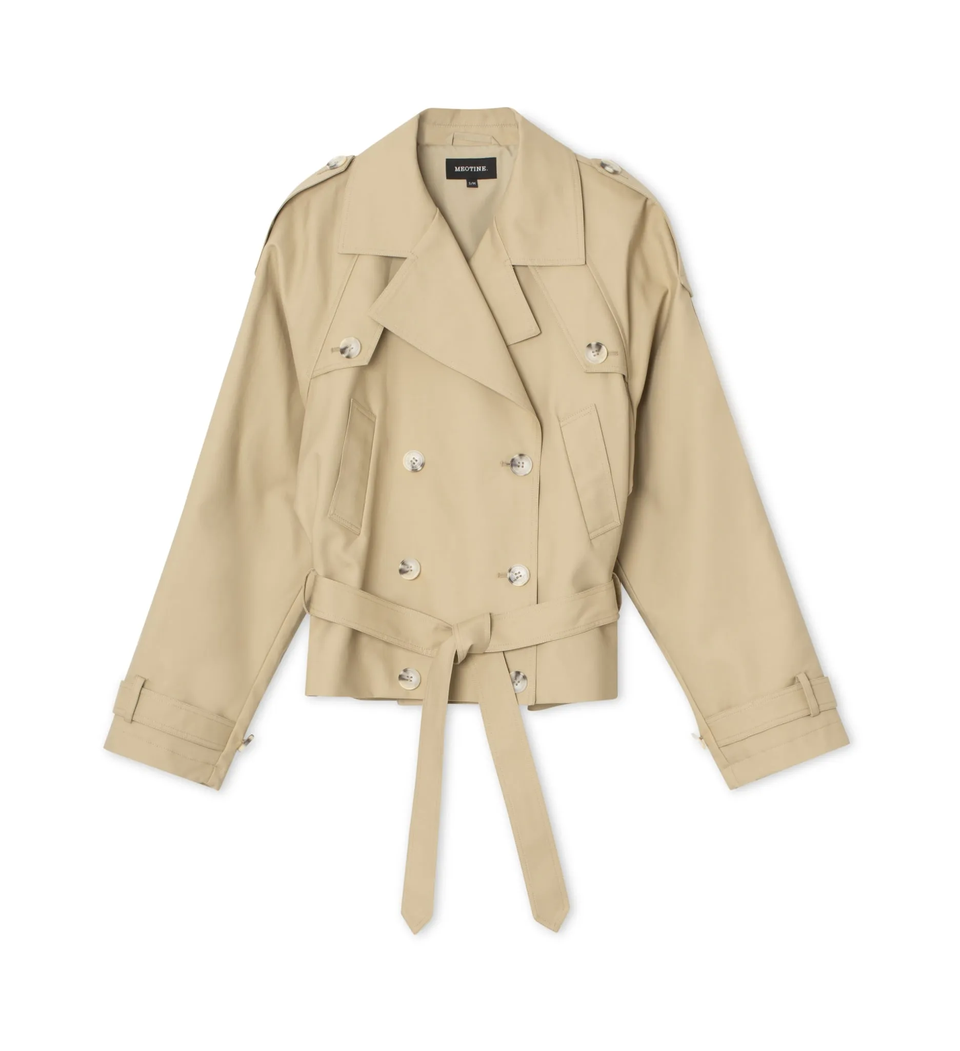 QUINN CANVAS JACKET - BEIGE