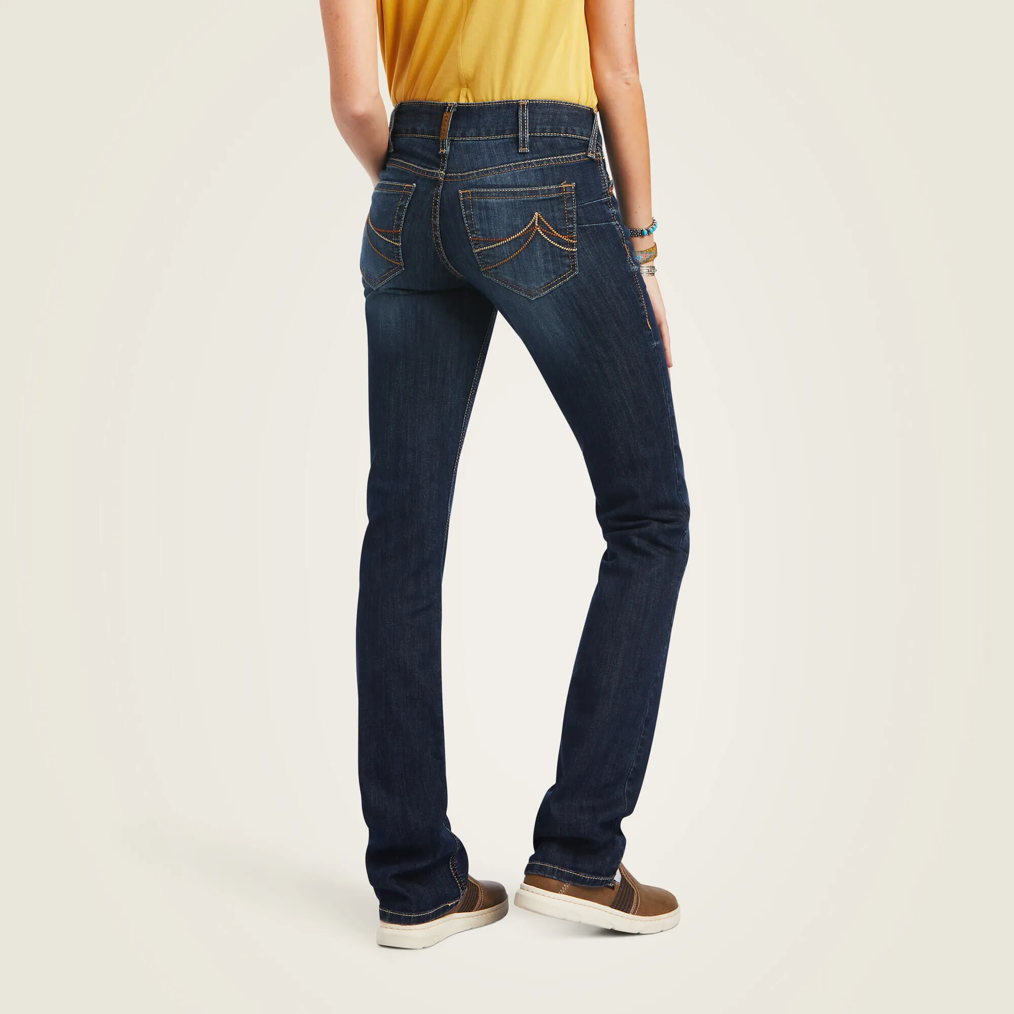 R.E.A.L. Mid Rise Octavia Straight Jean