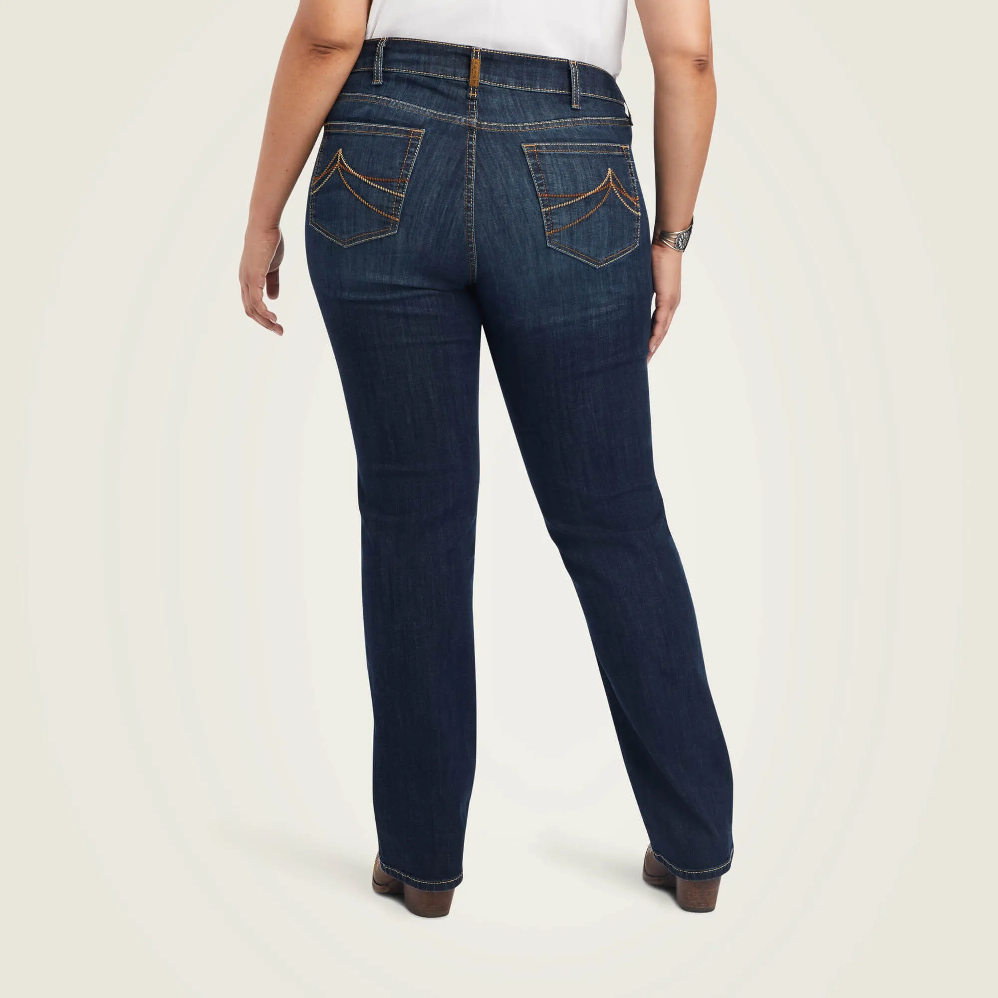 R.E.A.L. Mid Rise Octavia Straight Jean