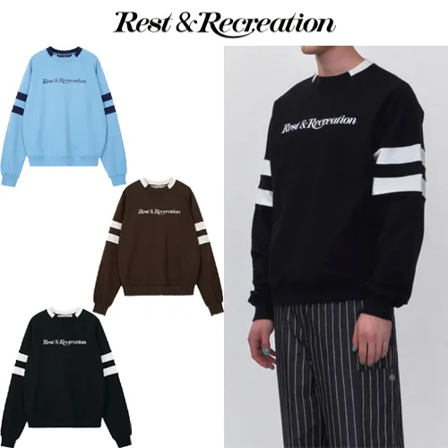 Rest & Recreation  |Sweat Street Style Logo Hoodies & Sweatshirts