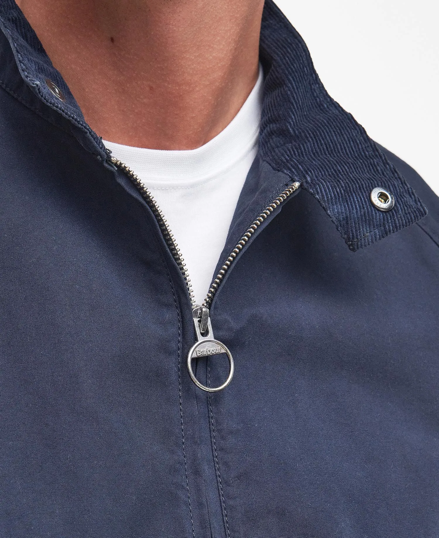 Royston Casual Harrington Jacket Navy