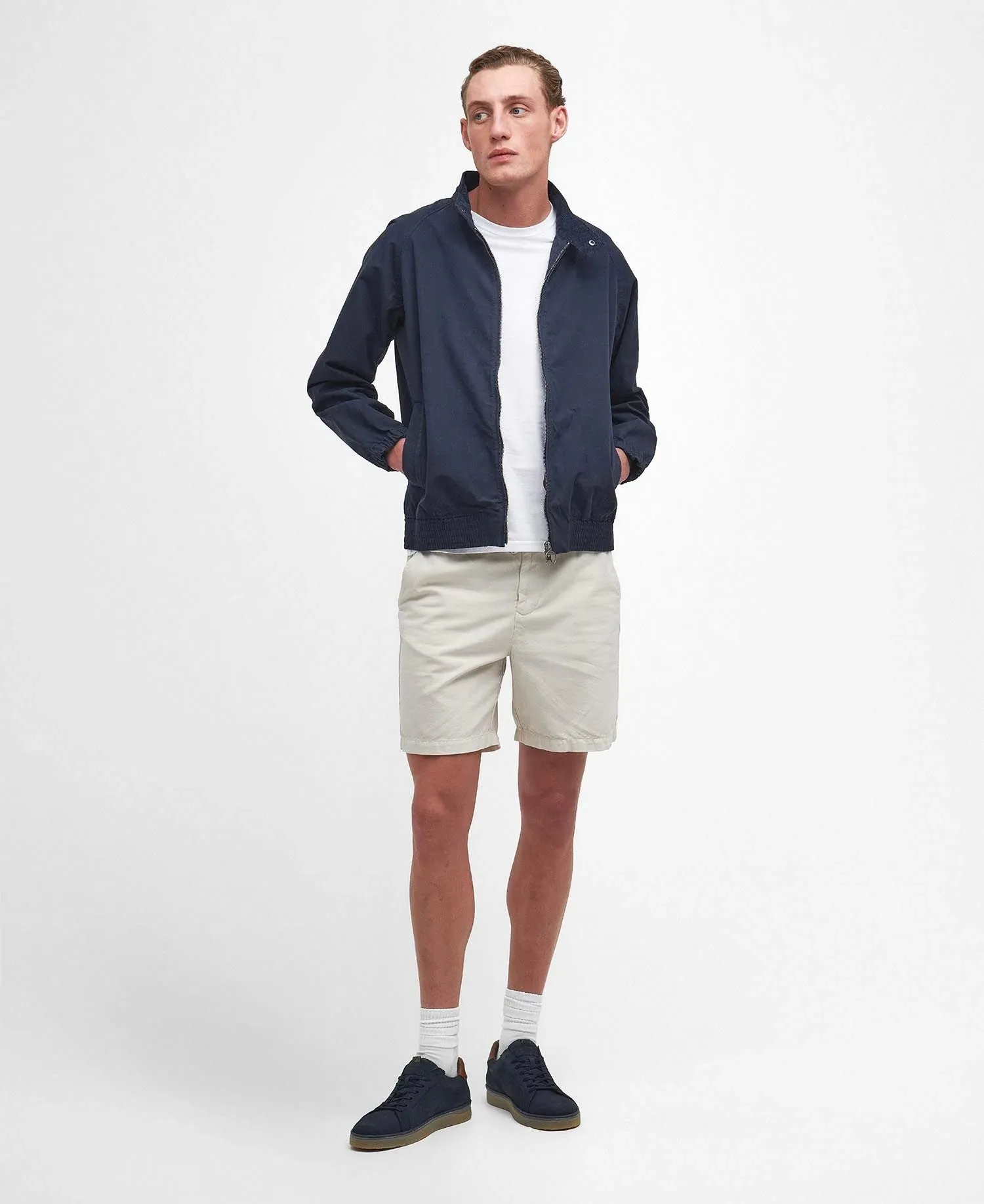 Royston Casual Harrington Jacket Navy