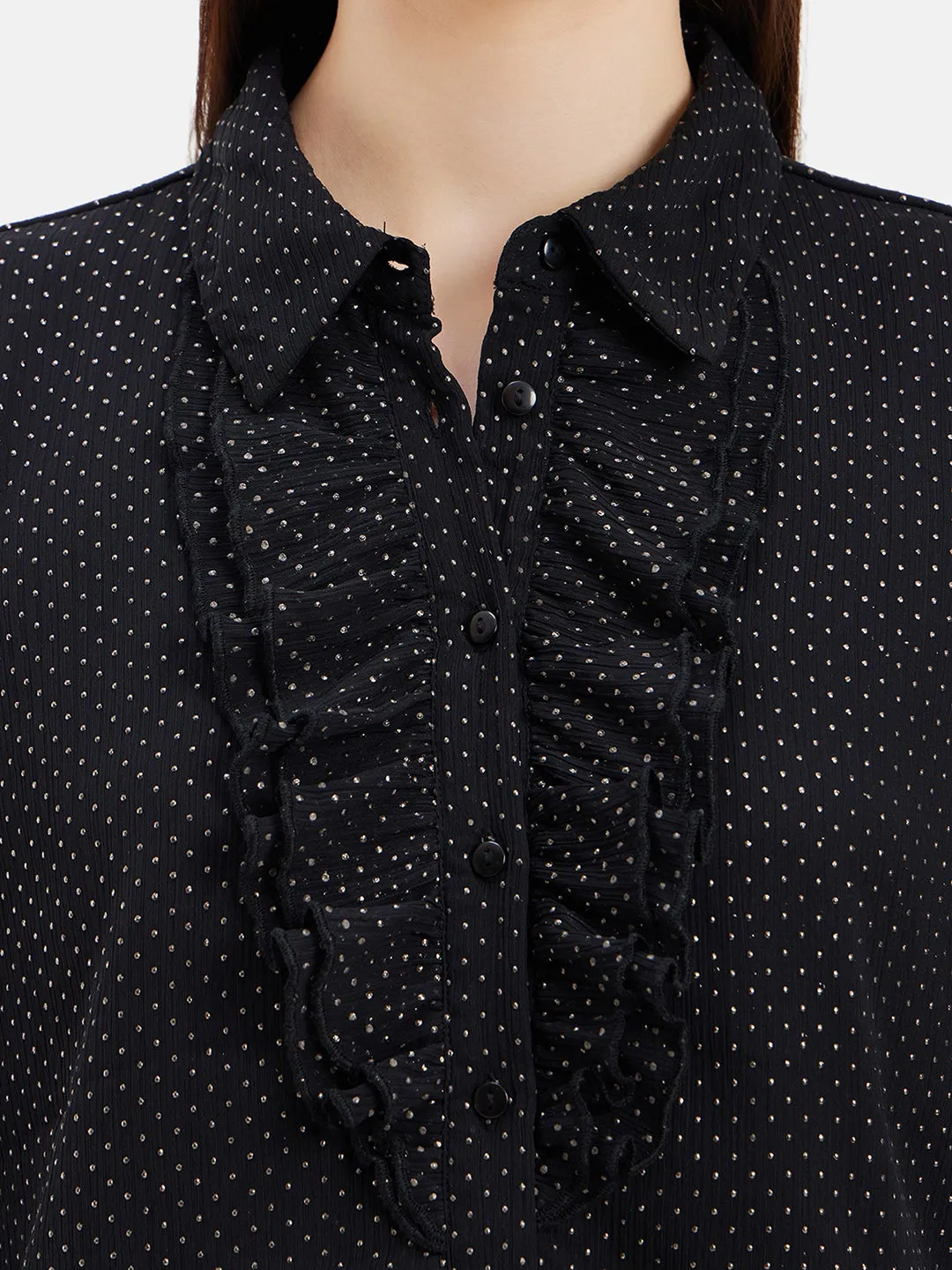 Ruffle Detail Shirt