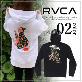 RVCA  |Unisex Long Sleeves Graphic Prints Hoodies