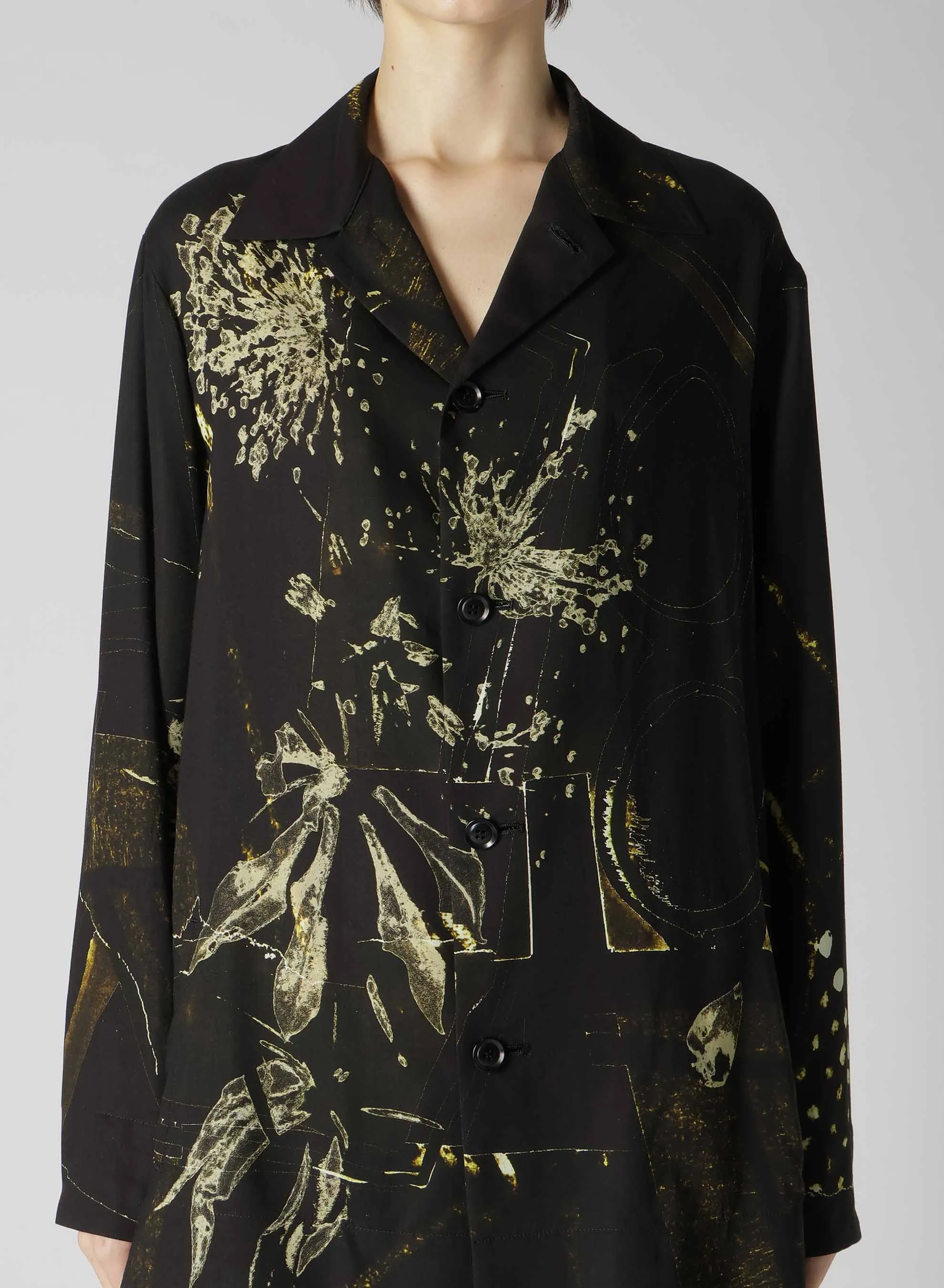 RY/LAWN AFRICAN FLOWER PT SHIRT JACKET