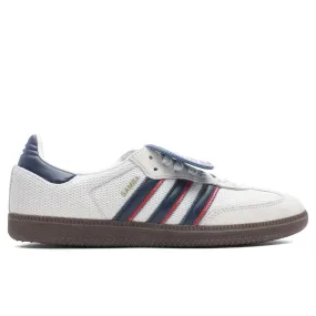 Samba LT - Crystal White/Dark Blue/Gum