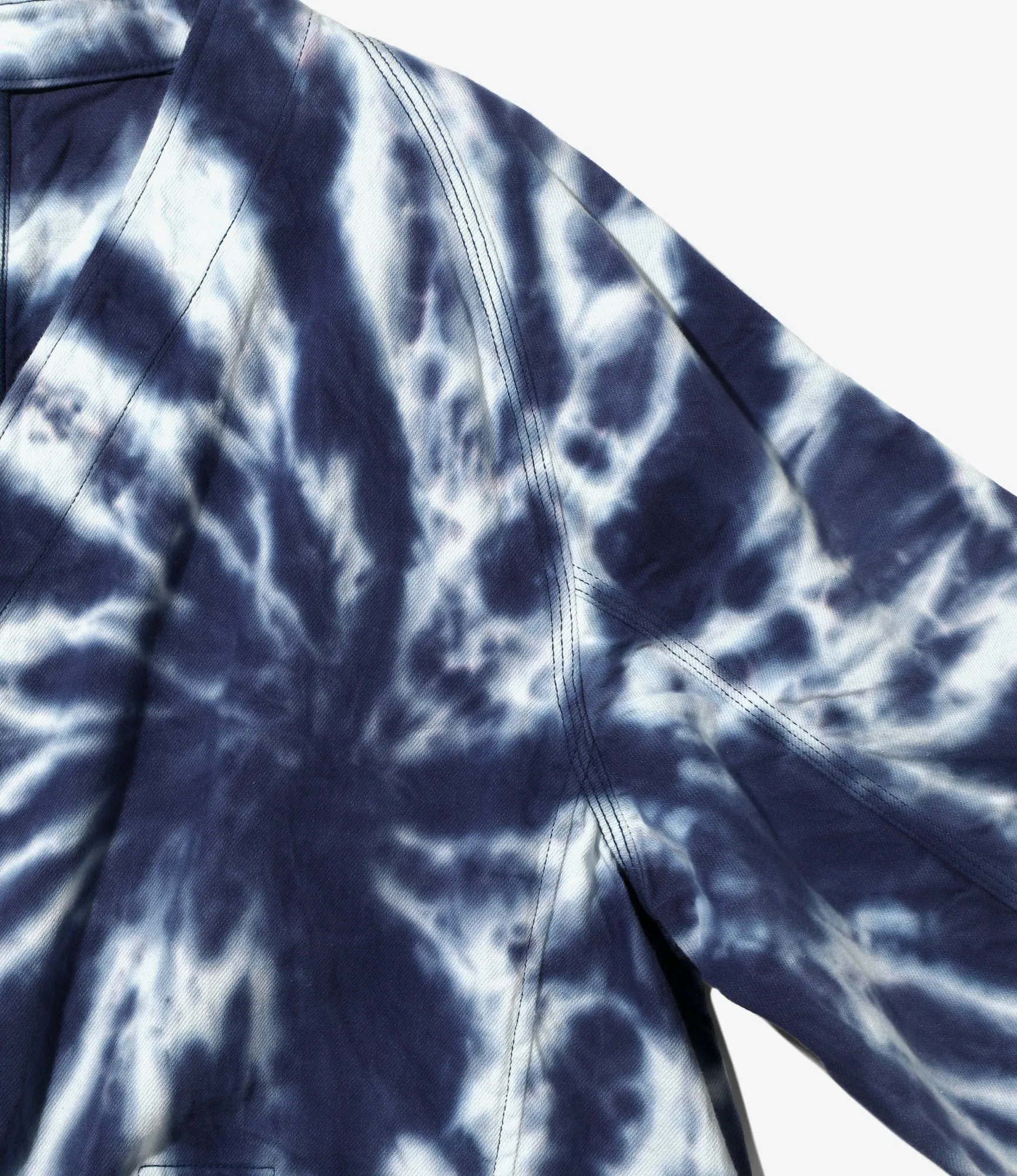 Samue Jacket – 8oz Denim / Tie Dye – Navy