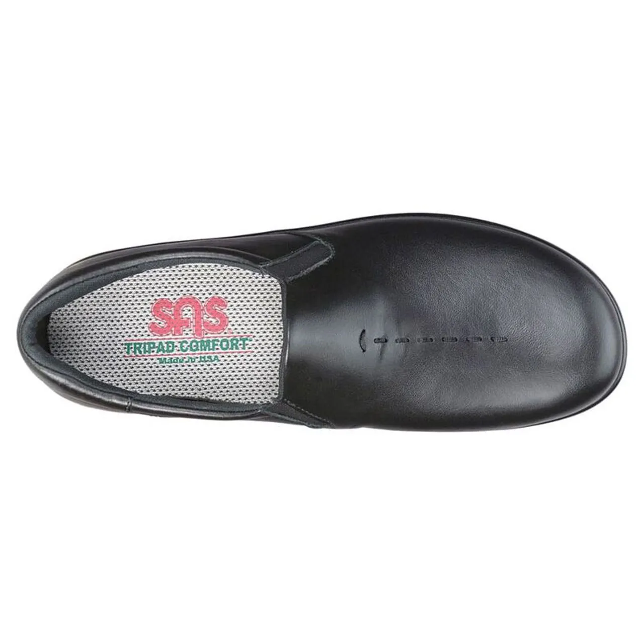 SAS VIVA Black Slip-On Loafers