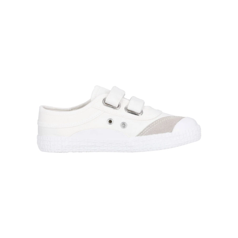 Scarpe Bambino con Velcro, Bianco Solido