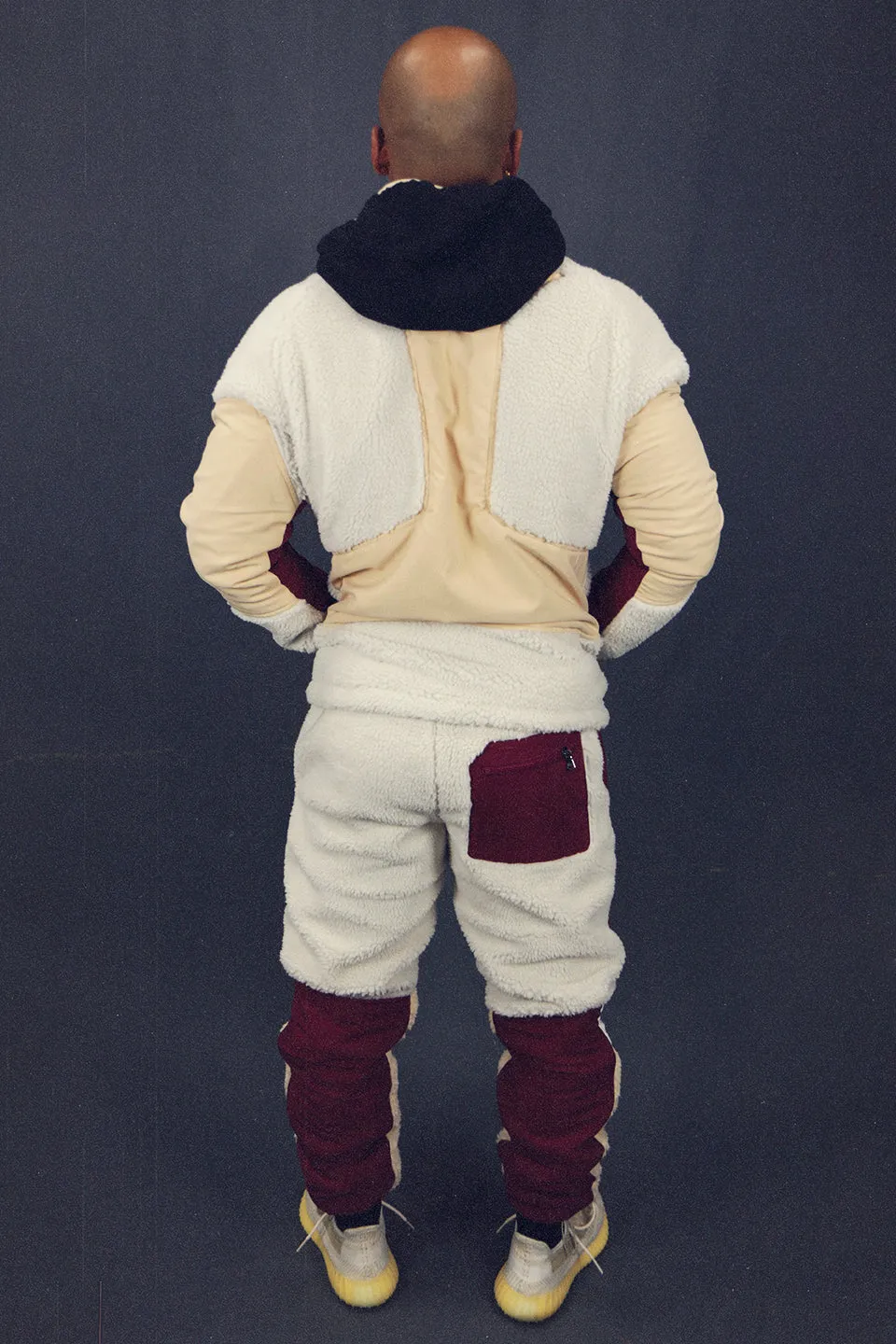 Sedimentary Sherpa Tech Pants With Zipper Pockets For Sherpa Two Piece Set To Match Sneakers