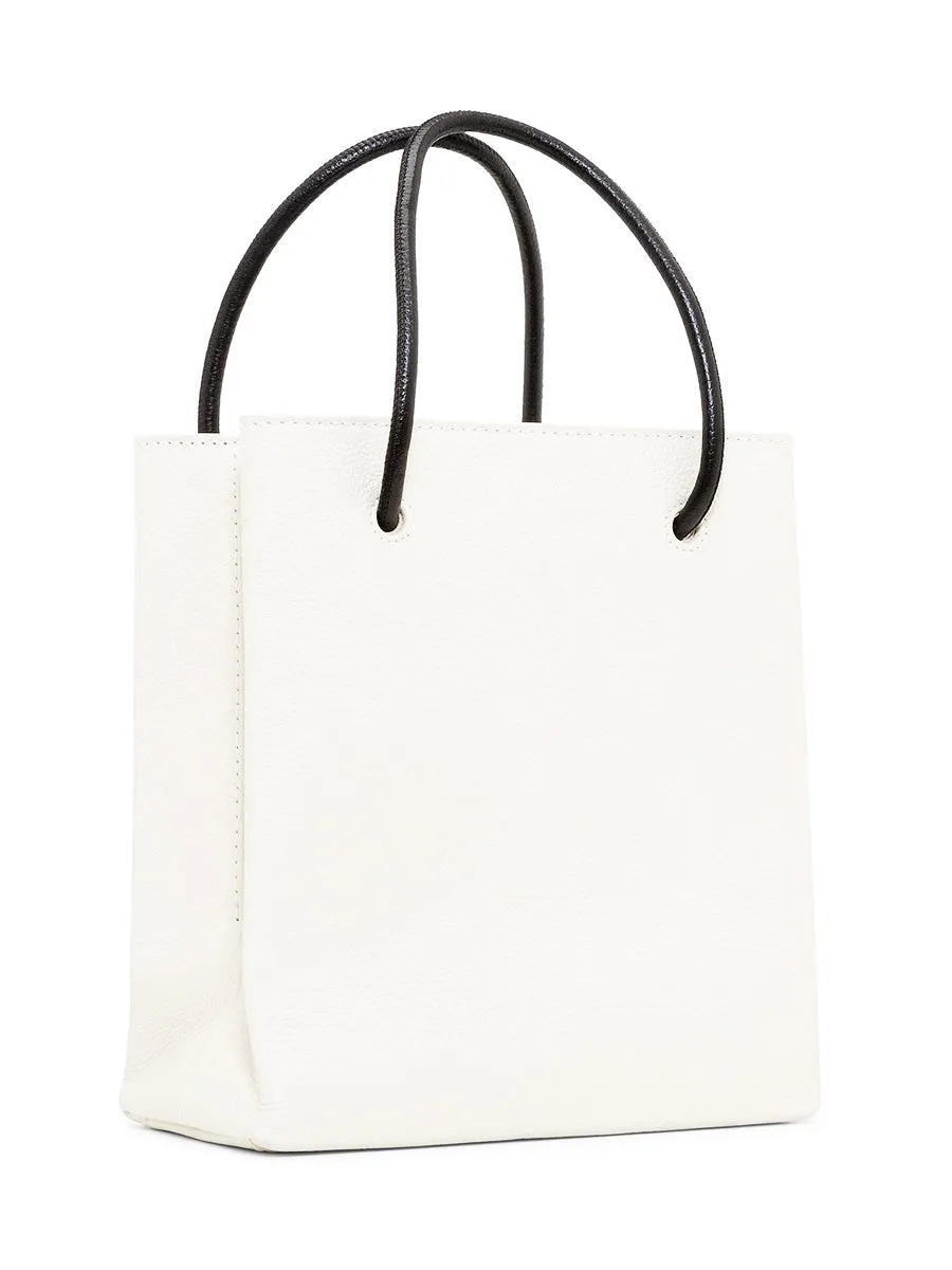 Shopping XXS North South Tote Bag in White