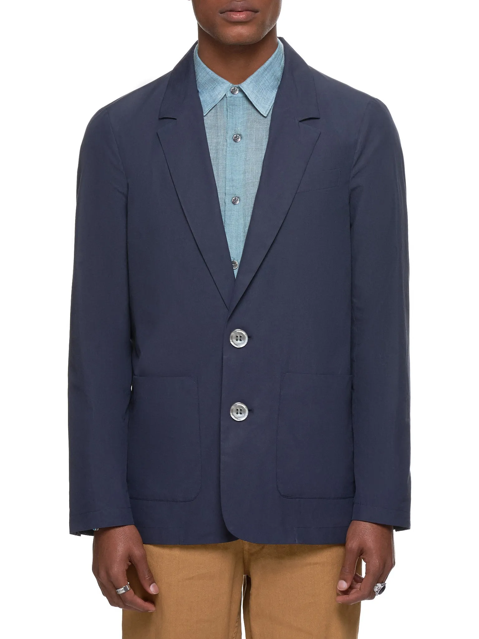 Single-Breasted Blazer (FC191-512-BLUE-CHINA)