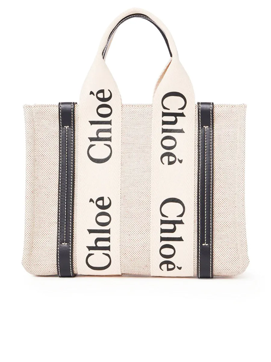 Small Woody Tote Bag with Strap