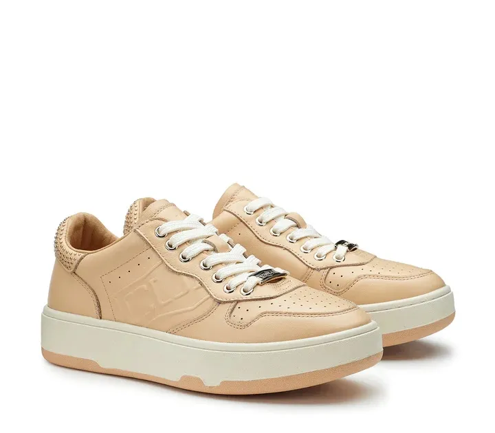 SNEAKERS CULT DONNA MAIDEN 4231 LOW W LEATHER CARAMEL CLW423101