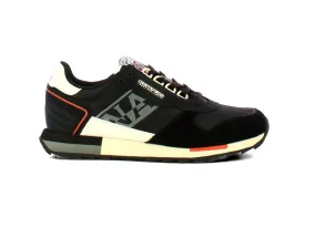 SNEAKERS NAPAPIJRI UOMO SUEDE/NYLON RUNNING BLACK/GREY NP0A4H6JCO Z02