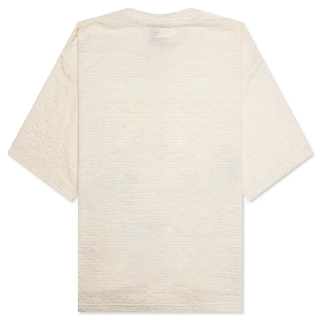 Stripe Box Tee - Bone