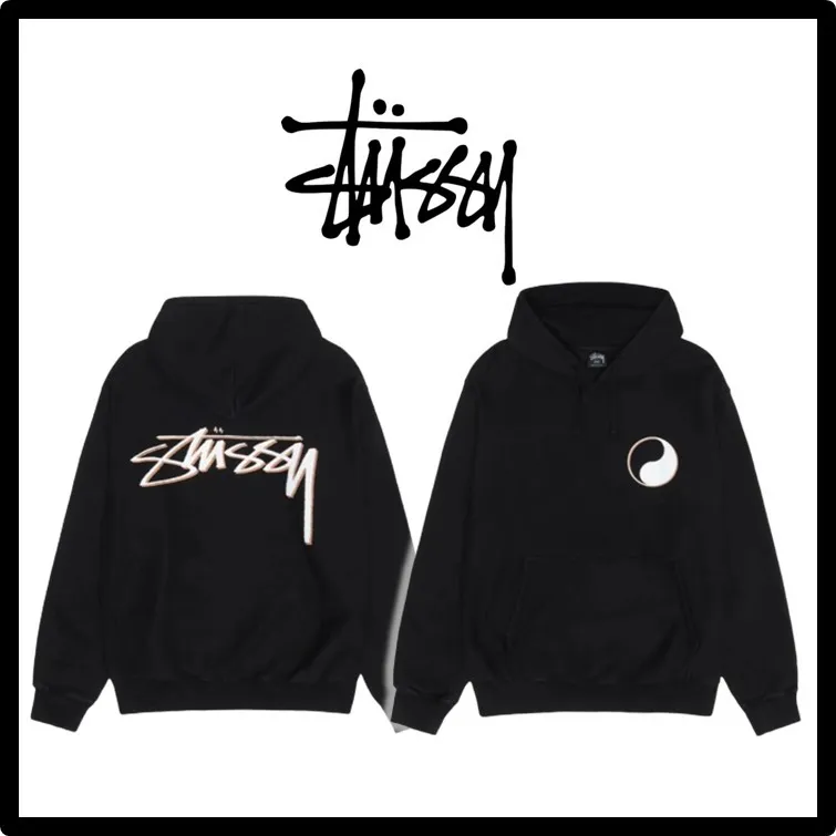 STUSSY  |Street Style Logo Skater Style Hoodies