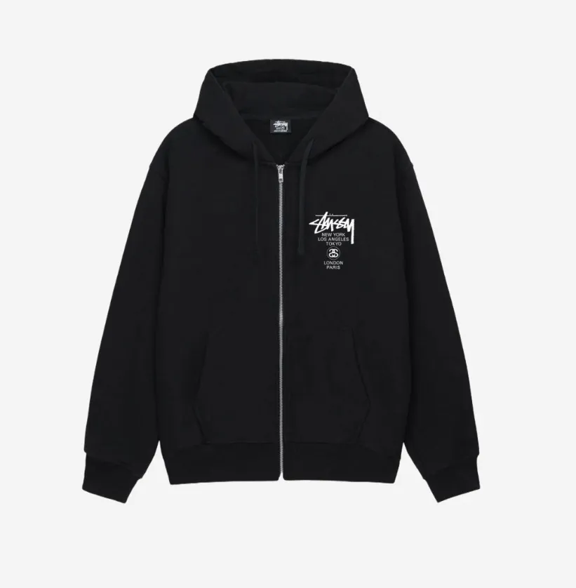 STUSSY  |Sweat Street Style Logo Skater Style Hoodies