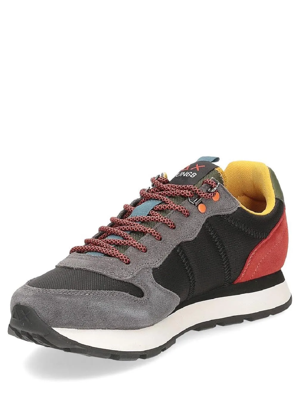 SUN68 Sneakers Uomo Z43105 Tom Goes Camping Nero/grigio