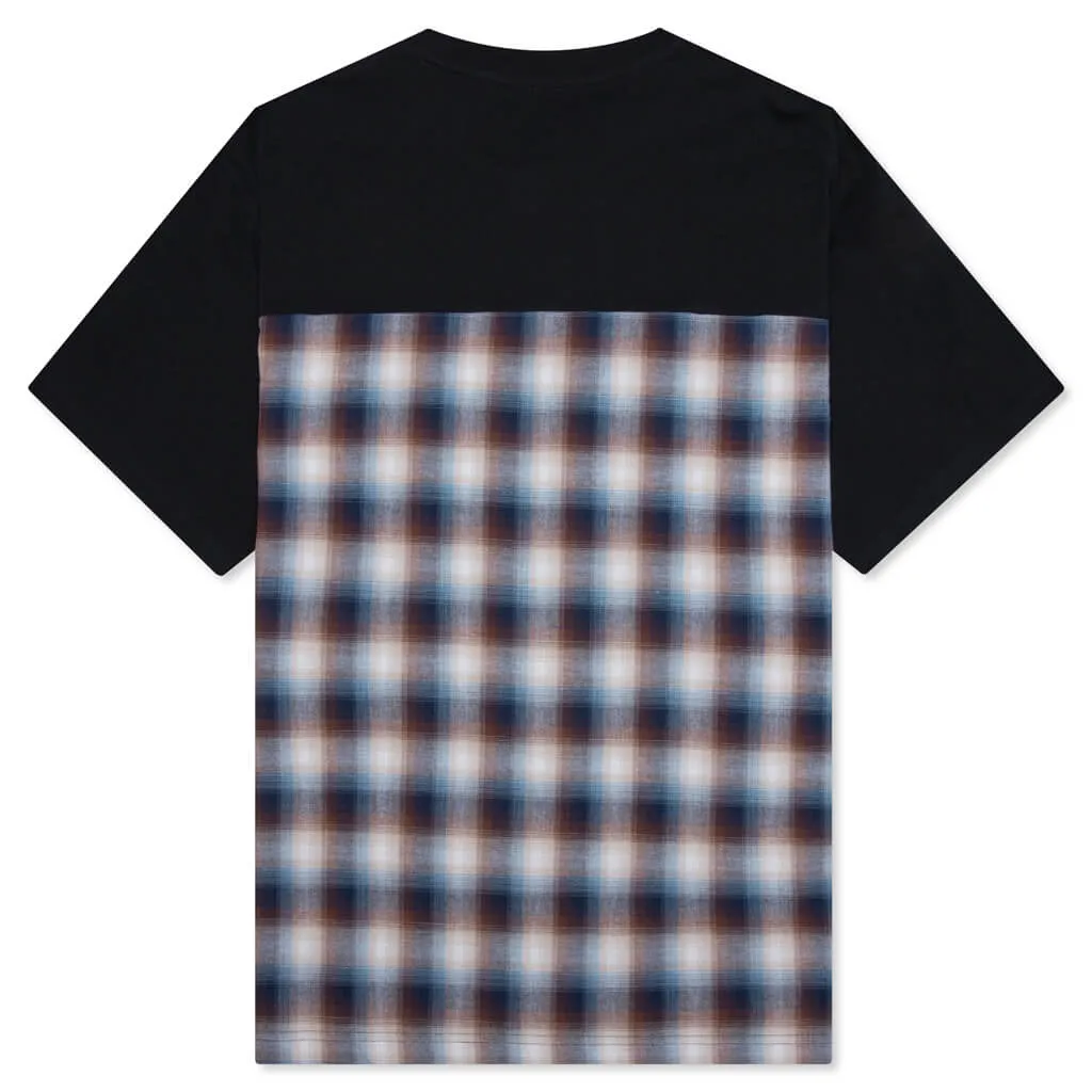 Tainted Contrast Heavyweight Shirt - Black