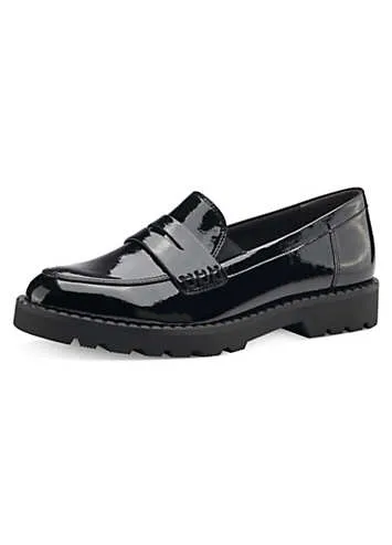 Tamaris Patent Slip-On Loafers | Grattan