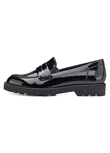 Tamaris Patent Slip-On Loafers | Grattan