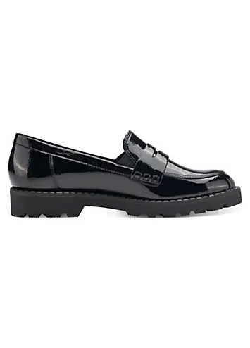 Tamaris Patent Slip-On Loafers | Grattan