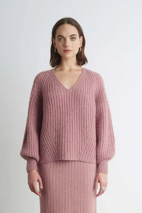 Tess Sweater - Mineral Pink