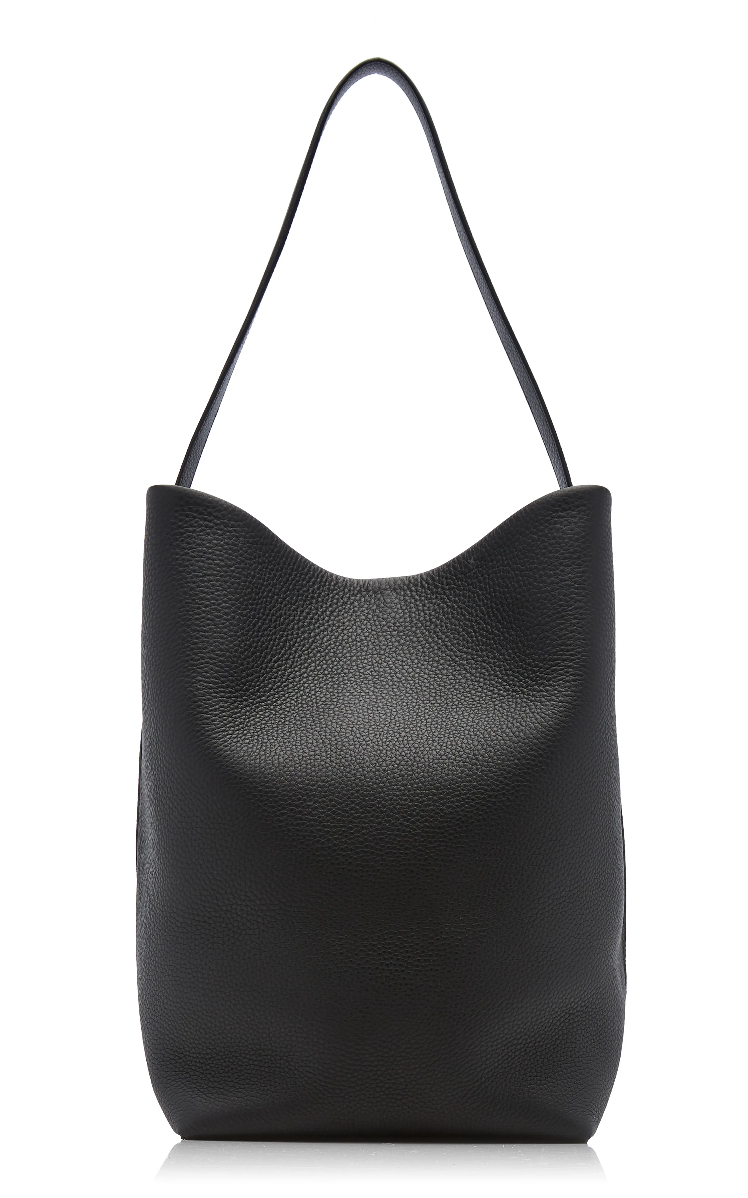 The Row Large Park N/S Leather Tote Bag