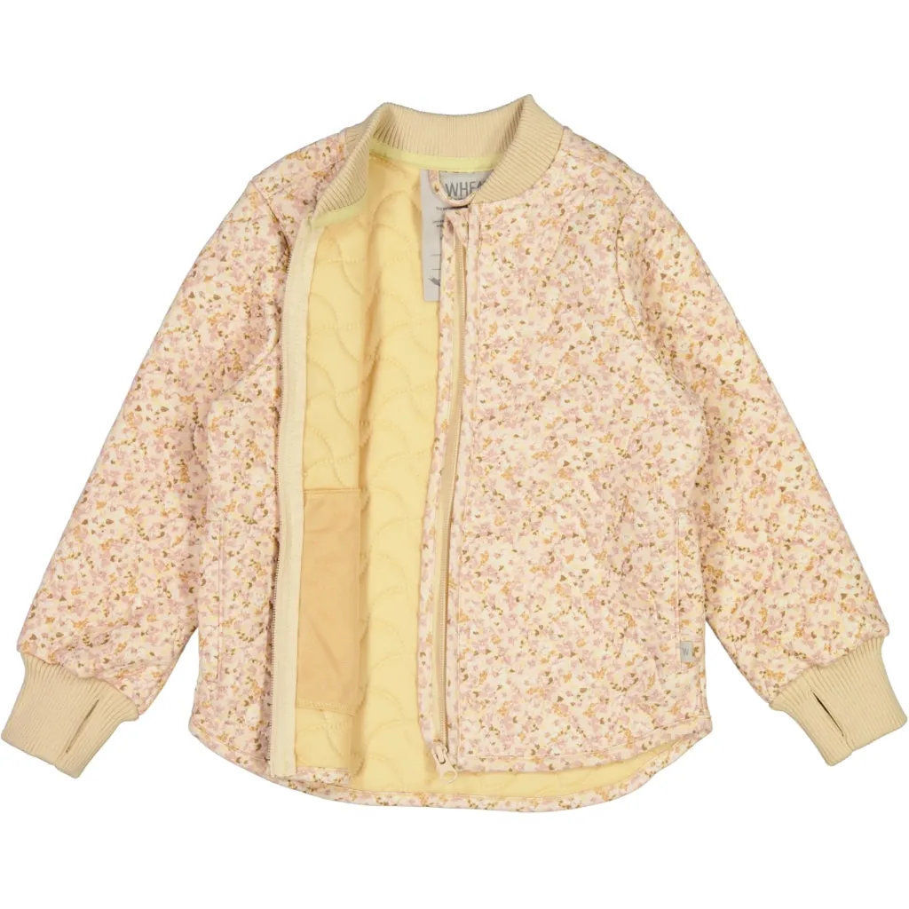 Thermo Jacket Loui LTD - soft beige flowers