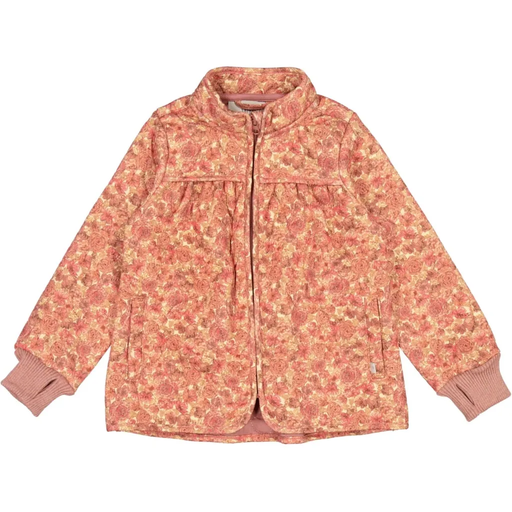 Thermo Jacket Thilde - sandstone flowers