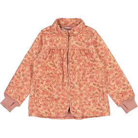 Thermo Jacket Thilde - sandstone flowers