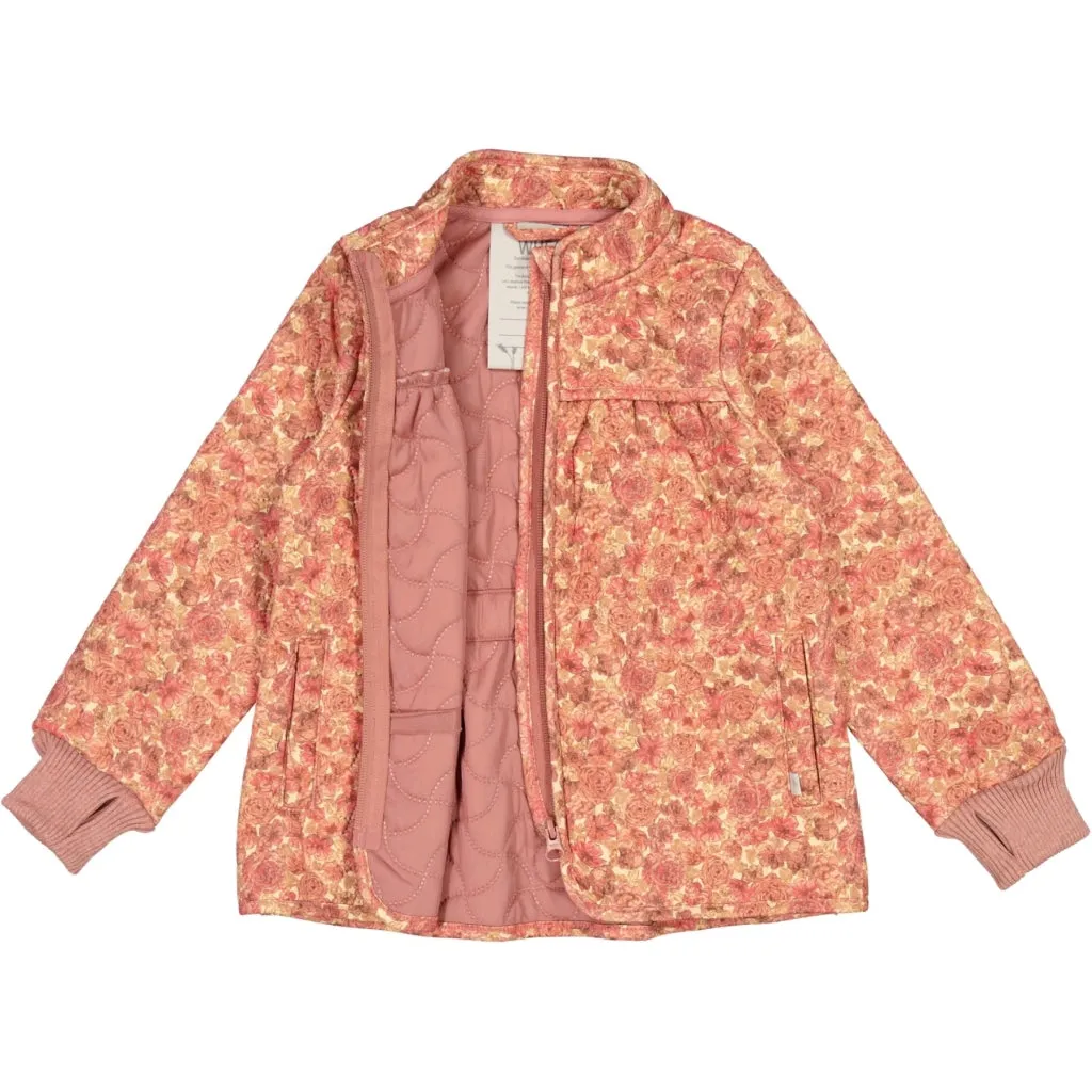 Thermo Jacket Thilde - sandstone flowers