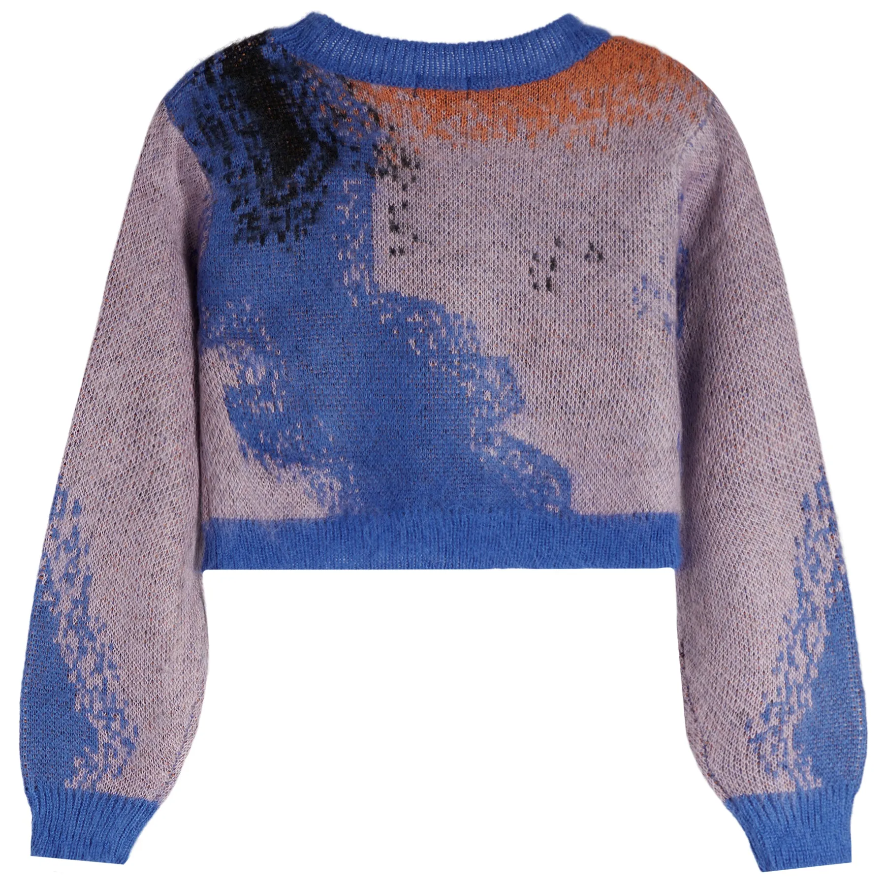 Tie Dye Fuzzy Sweater