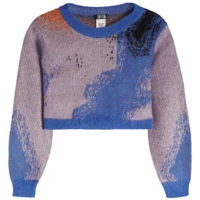 Tie Dye Fuzzy Sweater