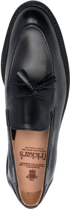 Tricker's tassel-detail slip-on loafers Black