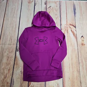 UA ARMOUR FLEECE BL HOODIE PURPLE