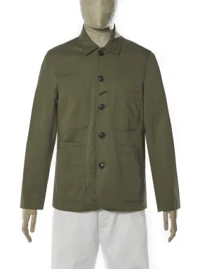 Universal Works Bakers Jacket twill light olive 00102