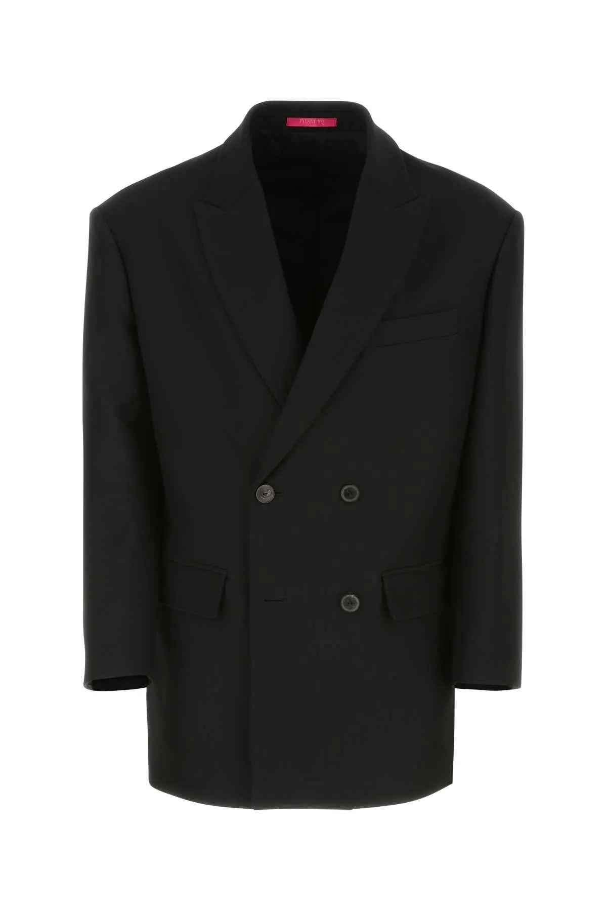 Valentino Garavani Black Wool Blend Blazer